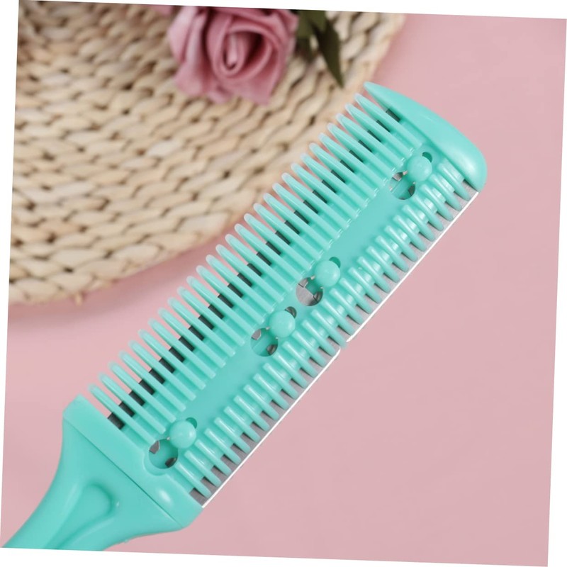 OHPHCALL Hair Cutting Scissors Set Double-sided Razor Comb Professional Hair