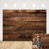 OFILA Rustic Wood Wall Backdrop 7x5FT Retro Wood Photo Backdrop