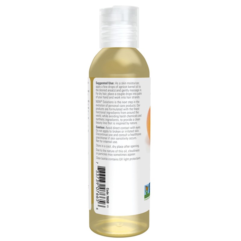 NOW Solutions, Apricot Kernel Oil, Hair Moisturizer, Rejuvenating Skin Oil,