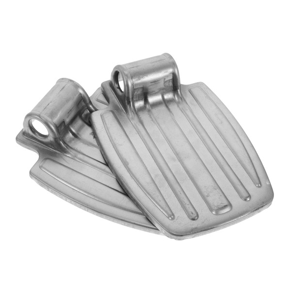 ORFOFE 1pair Ergonomic Wheelchair Footrest Heavy Duty Pedal for Enhanced