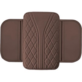 Funda de consola central de coche Gilovc Car Center Console Cover – piel premium, 2 bolsas