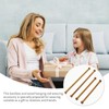 Laurraine 4pcs Natural Bamboo & Wood Tapestry Hanging Poles -