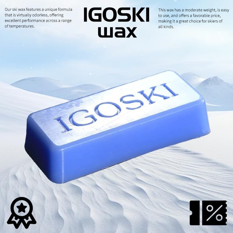 IGOSKI Different Temp Range Ski and Snowboard Wax 180g for