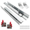 4Pair 8PCS Undermout Drawer Slides 12 15 18 21 Inch