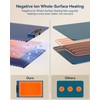 Food Warming Mat with Adjustable Temperature,Foldable Electric Warming Tray for