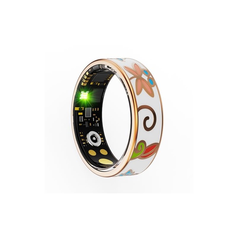 HPLSZCN Smart Ring Women, Fitness Tracker Ring (9# 18.9mm)