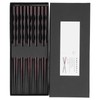 5Pairs Chopsticks Simple Reusable Wooden Pointed Chopsticks Natural Environmentally Friendly