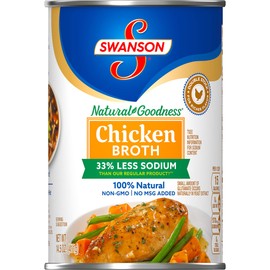 Swanson Natural Goodness Chicken Broth, 14.5 oz. Can  (Pack of 24)