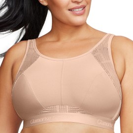 Große Größen Plusgröße Atmungsaktiver Mesh-Sport-BH ohne Bügel Nr. 1068