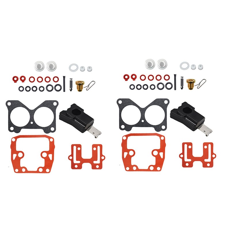 2 - Pack Carburetor Rebuild Kit Replacement for Johnson V4