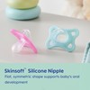 MAM Comfort Baby Pacifiers, Lightweight One-Piece Full Silicone Binky for