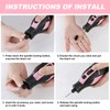 WORKPRO Pink 12V Cordless Rotary Tool Kit, 5 Variable Speeds,