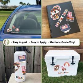 Desert Cactus Kappa Delta Sticker Sorority Sheet Decal Laptop Water Bottle Car KD (Retro Sheet)