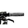 All Mountain Style AMS Rise Bicycle Lock-on Handlebar Grips, White