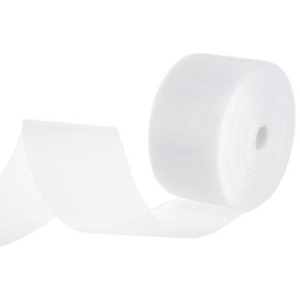 BENECREAT 50 m Translucent Buckram for Curtains, 8.3 cm, White Heading Tape, Sewing Fabric Curtains for Home, Sewing, Window Curtains, Clothing Accessories