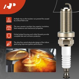 A-Premium Set of 3 Ignition Coil Pack and Iridium Spark Plugs Compatible with Ford Escape 2020-2021, Bronco Sport 2021/2023, 1.5L