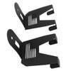 2pcs Cooler Mounting Brackets Black Iron Replacement for Polaris RZR