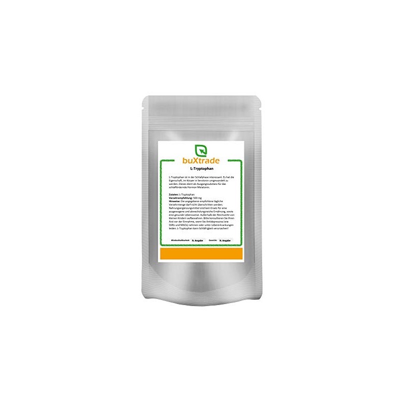500g Tryptophan Powder - Tryptophane | L-Tryptophan | Fitness |