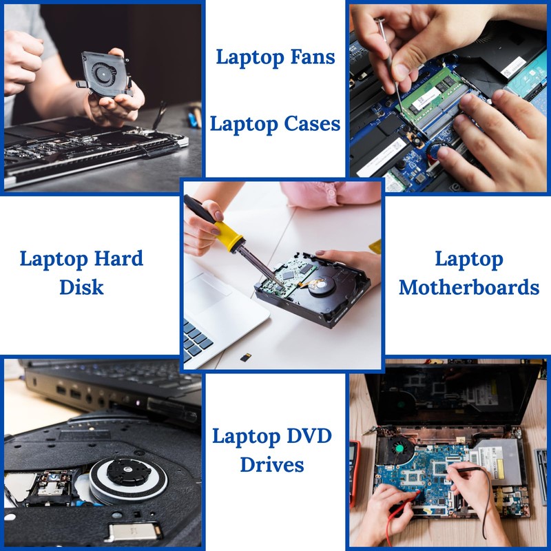 BRECAVE Laptop Screws Kit Black Laptop Notebook Computer Replacement Screws