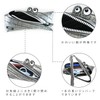 ZIPIT ZIPIT Shiny Monster Pouch, One Long Zipper Pouch (Silver)