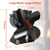 VODA Wood Stove Fan Heat Powered Fireplace Fan No Electric,