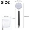 Small Telescopic Aquarium Fish Net, 2Pcs Small Telescopic Shrimp Net,Aquarium
