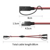 YACSEJAO 14AWG SAE Y Splitter Cable 2FT SAE 1 to