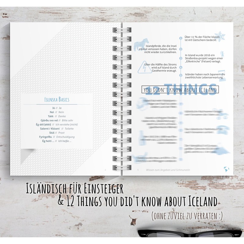 Travel Diary Iceland to Write Yourself or as a Farewell
