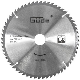 Güde Carbide Blade 210 x 30 mm with 60 Teeth