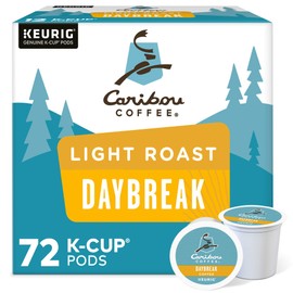 Caribou Coffee Daybreak Morning Blend Keurig Single-Serve K-Cup Pod, Light Roast Coffee, 72 Count