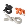 UT Wire 5-Inch Flexi Tie Reusable Cable Ties, Black/Grey/Orange
