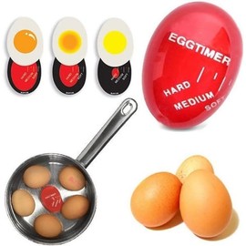 Colour Changing Boiled Egg Timer,Egg timers for boiling eggs, Reusable Safe Boiled Eggs Cooking Tool, Color Changing Indicator Soft Medium and Hard-Boiled Eggs Heat Sensitive, Gift and Home Use