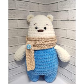 2 Skeins/Strand Himalaya Dolphin Baby Yarn, Each Skein 100g, 120 Metres, Super Thick Polyester Blanket Yarn, Velvet Yarn, Amigurumi Yarn (80365 Brown)