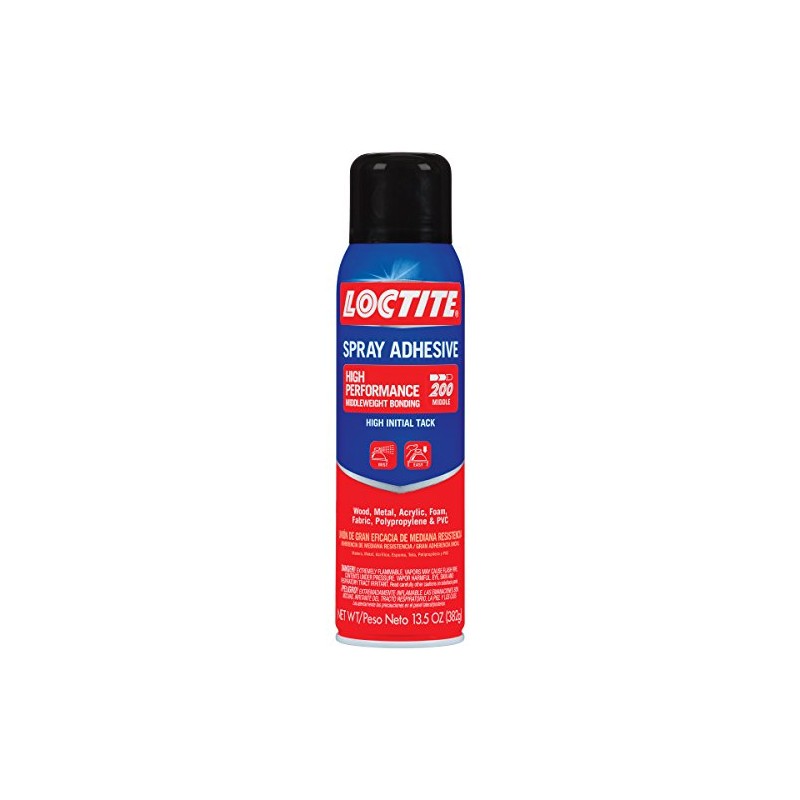 Loctite Spray Adhesive High Performance, Middleweight Bonding, 13.5 Oz, 6-Pack