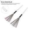 Drum Brush Steel Wire Maple Wooden Handle Percussion Tool Instrument
