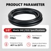EVIL ENERGY 3/8" Transmission Oil Cooler Hose 10FT 250PSI SAE