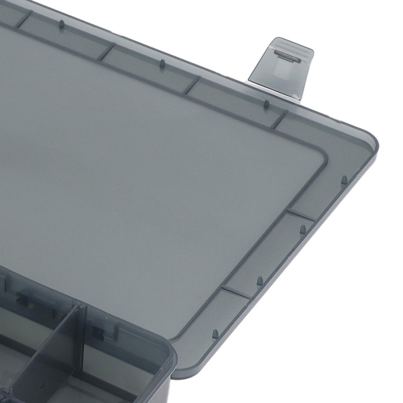 Multi Compartment Parts Box Removable Divider Transparent Plastic 18 Grids