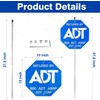 ADT Security Sign - Heavy Duty 28" 100% Aluminum Yard
