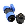 ZBLZGP TY20 4-Pin 25A Bulkhead Waterproof Connector Quick Disconnect Male