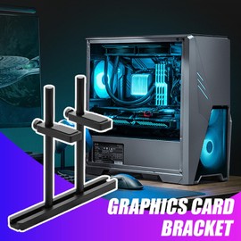 Graphics Card Support Bracket | GPU Stand Support,Space-Saving Vertical Mount Tool Accessories for Mounting Anime Setup Stability Computer