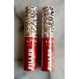 NYX Filler Instinct Plumping Lip Color FIPLC01 Besos Lot of 2