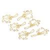 50 Pcs Paper Clips Portable Mini Cute Golden Coconut Tree