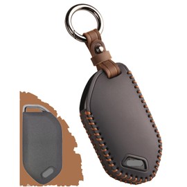 OOKZuckle for Kia Key Fob Cover Leather - K4 K5 GT Line Sorento Telluride Carnival EV5 EV9 2026 2025 2024 2023, Handcrafted Smart Remote Key Fob Case (Midnight Black, 5 Buttons)