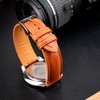 Gomvadr Quick Release Leather Watch Band, Two Tone Oil-tanned Leather