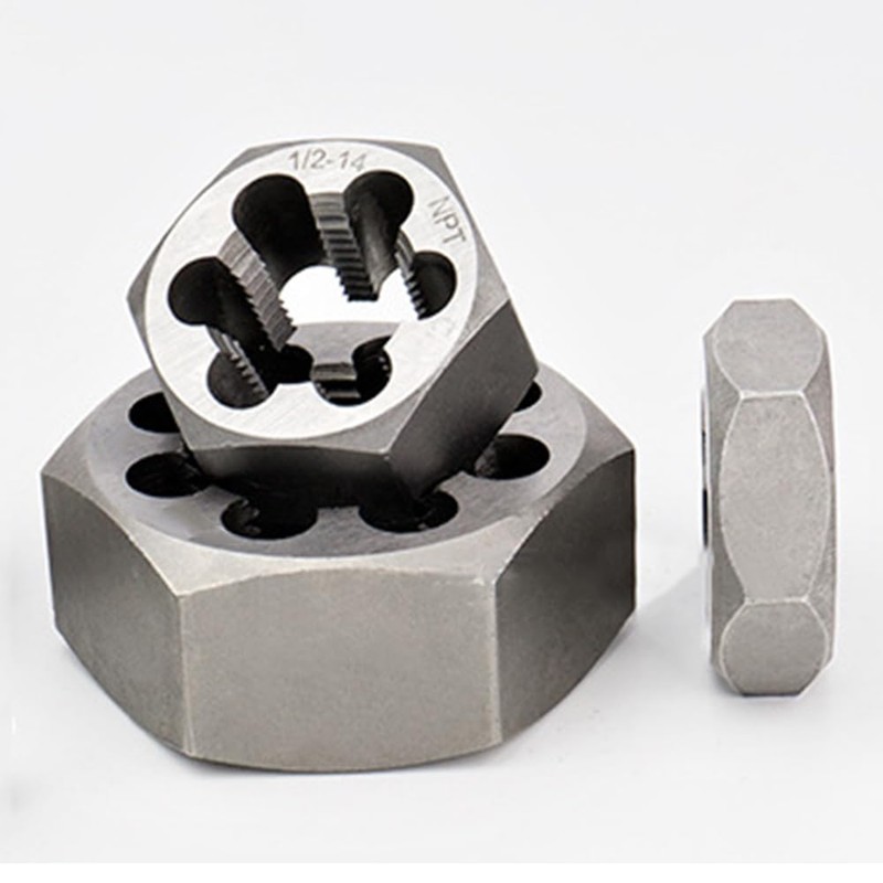4 x Right Hand Thread Round Die Carbon Steel Manual