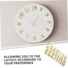 ABOOFAN 4 Set DIY Arabic Clock Numerals Wall Clock Kit