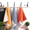 Children's Towel with Loop, Bear, Hand Towel, Kindergarten, Nursery School,