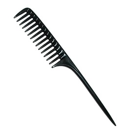 Wide Tooth Comb Detangling Hair Brush, Suitable for all Kinds of Hair (Black, One size)