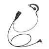Arrowmax AEH1500-M12 G-Shape Style Braided Cable Earpiece Style in-line PTT