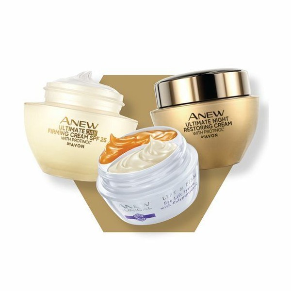 AVON Anew Ultimate Day +Night Cream And Lifting Dual Eye System SET !